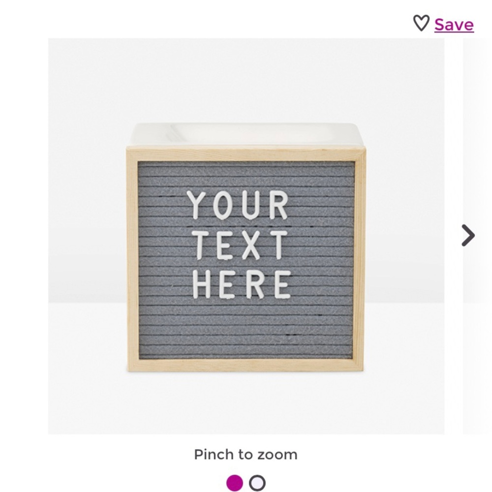 NEW Scentsy Letterboard Warmer